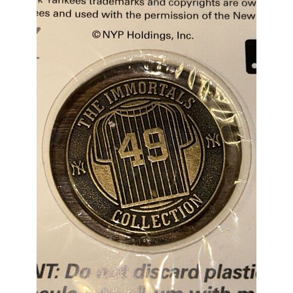 Ron Guidry The Immortal’s 2005 Medallion Collection New York Post Yankees Coin - Picture 6 of 7
